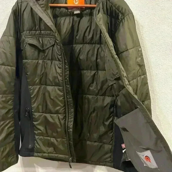 MERRELL - Quentin Jacket men’s L green and black - Picture 5 of 7